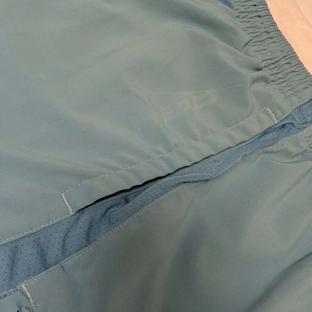 HEAD Sport Shorts 9-Inch Inseam Aqua Blue Green Large